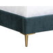 Elizio Danny Teal Bed, King
